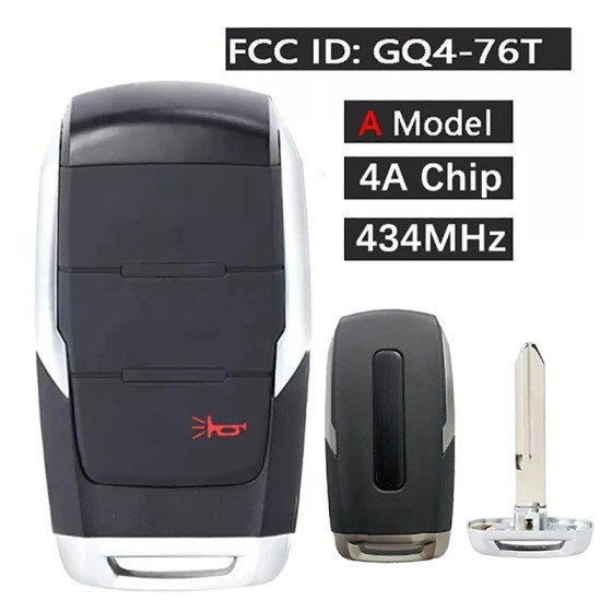 2019-2021 Dodge Ram Pickup / 1-Button Smart Key / PN: 68374993AB / GQ4-76T (AFTERMARKET)